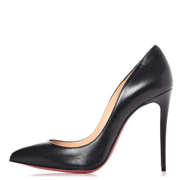 Christian Louboutin Shoes - Christian Louboutin Pigalle 100mm Black Pumps Size 40 (fits like 8.5-9)